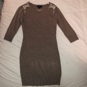 BCX Embellished Jewels Sweater Dress